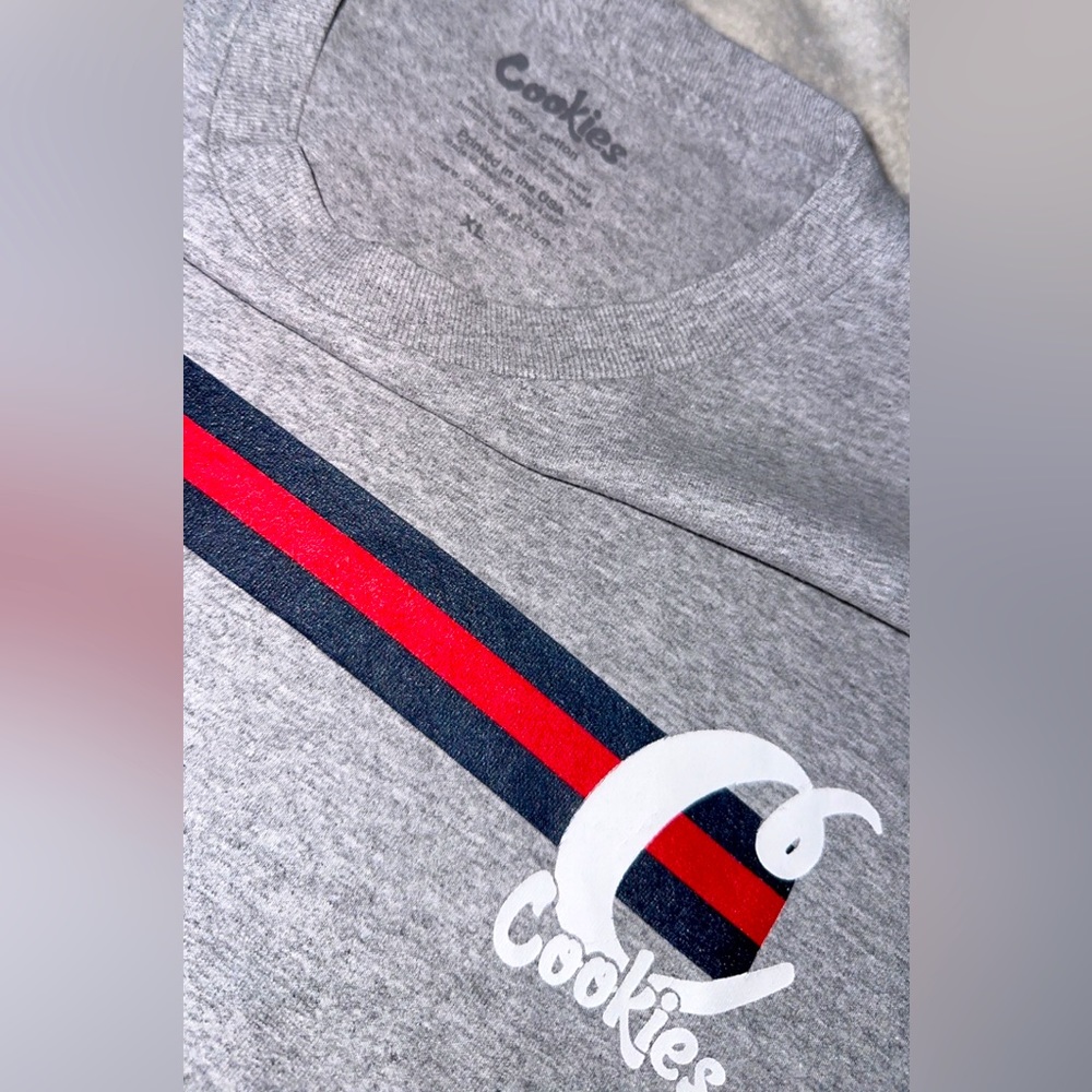 Cookies mens T grey size XL